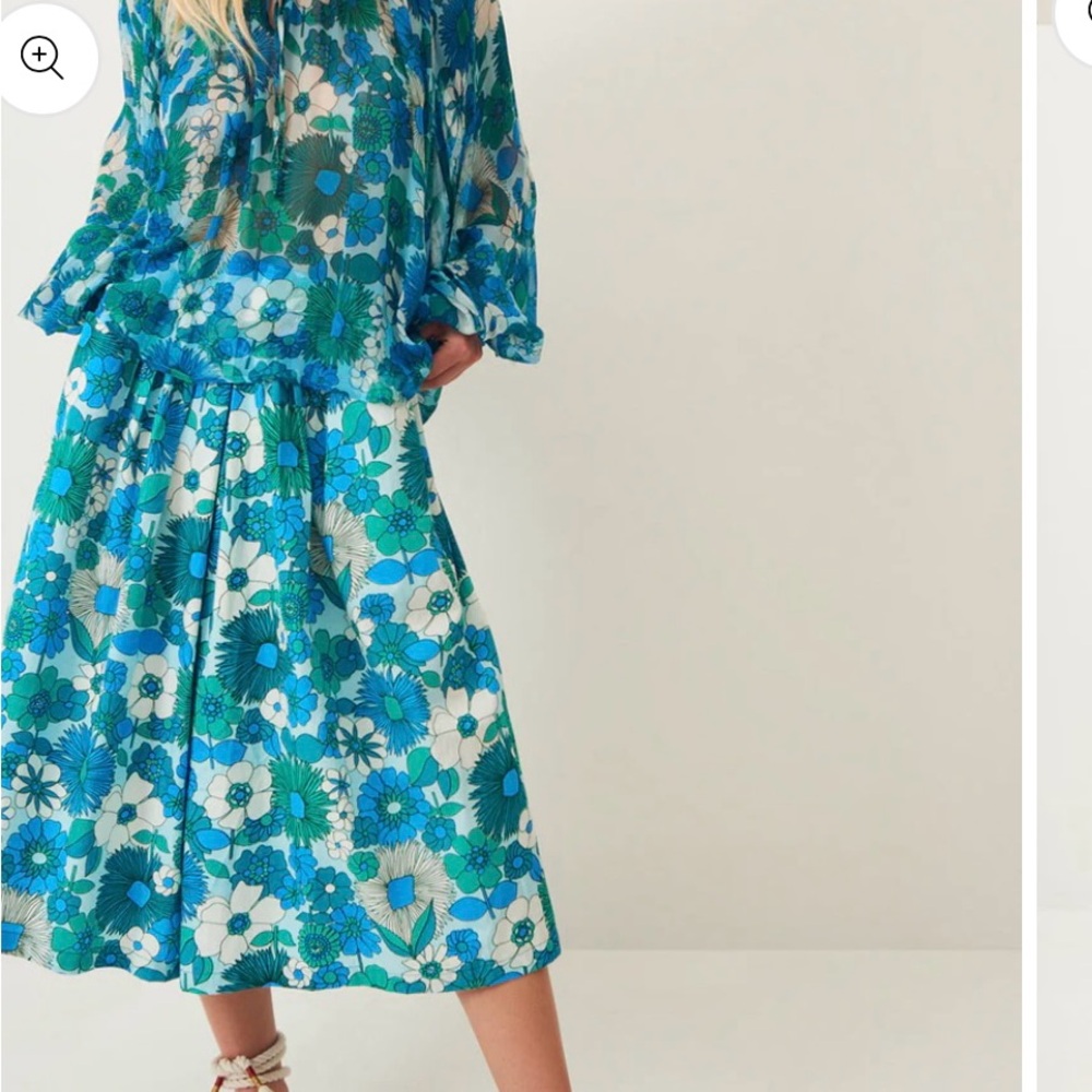 Antik batik poplin culottes